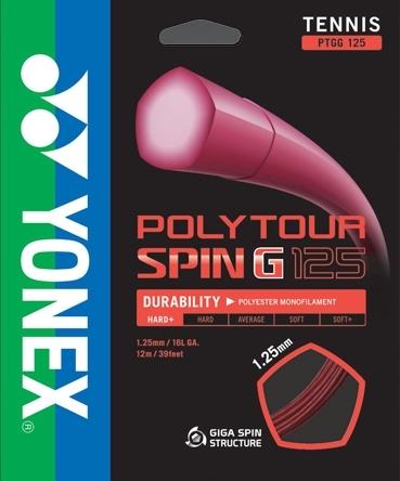 Naciąg Yonex Poly Tour Spin G 1.25mm