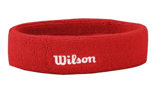Frotka na głowę Wilson czerwony