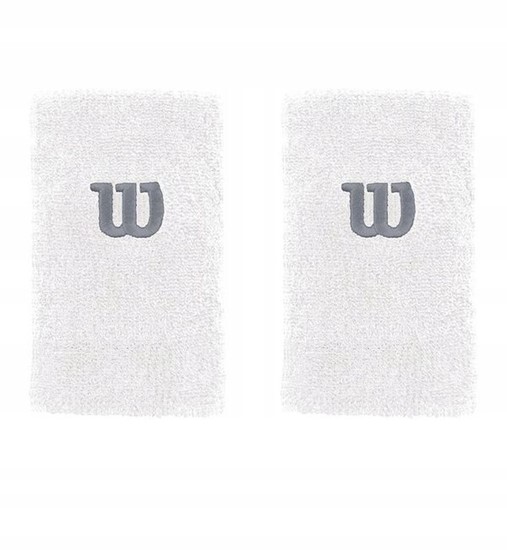 Frotka na rękę Wilson Extra Wide Wristband 2 szt.