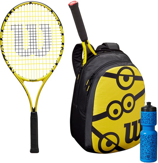 Zestaw Rakieta+Plecak+Bidon Wilson Minions 25''