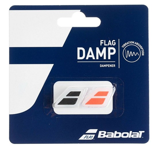 Wibrastop Babolat Flag Damp - czarny i czerwony