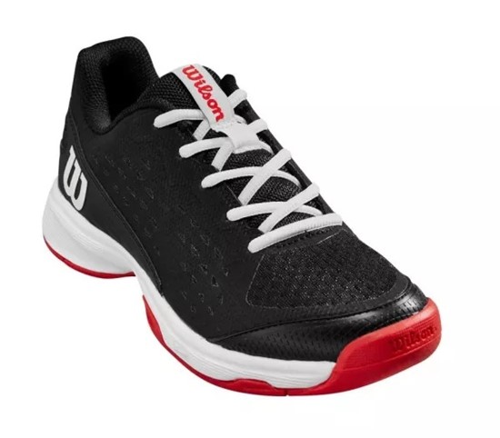 Juniorskie buty tenisowe Wilson Rush Pro JR b/w/w