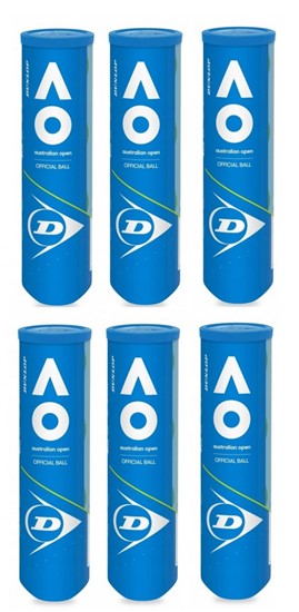 6x Piłki Dunlop Australian Open (24 piłki)