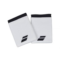 Frotki na rękę Babolat Logo Jumbo Wristband White