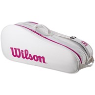 Torba tenisowa Wilson Advantage 6 Off White/ Pink