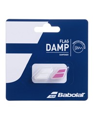 Wibrastop Babolat Flag Damp - biały i różowy