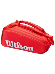 Torba tenisowa Wilson Super Tour 6 red