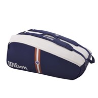Torba tenisowa Wilson Super Tour 9 RG Navy White